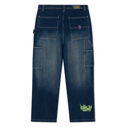 Skyline Wide Fit Carpenter Pant (Light Wash Denim)