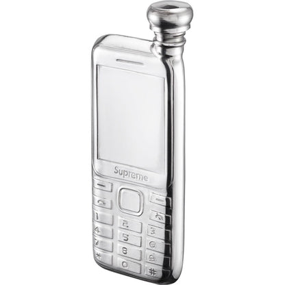 Burner Phone Pewter Flask