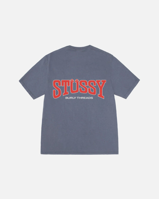 Burly Threads Tee Pigment Dyed (Indigo)