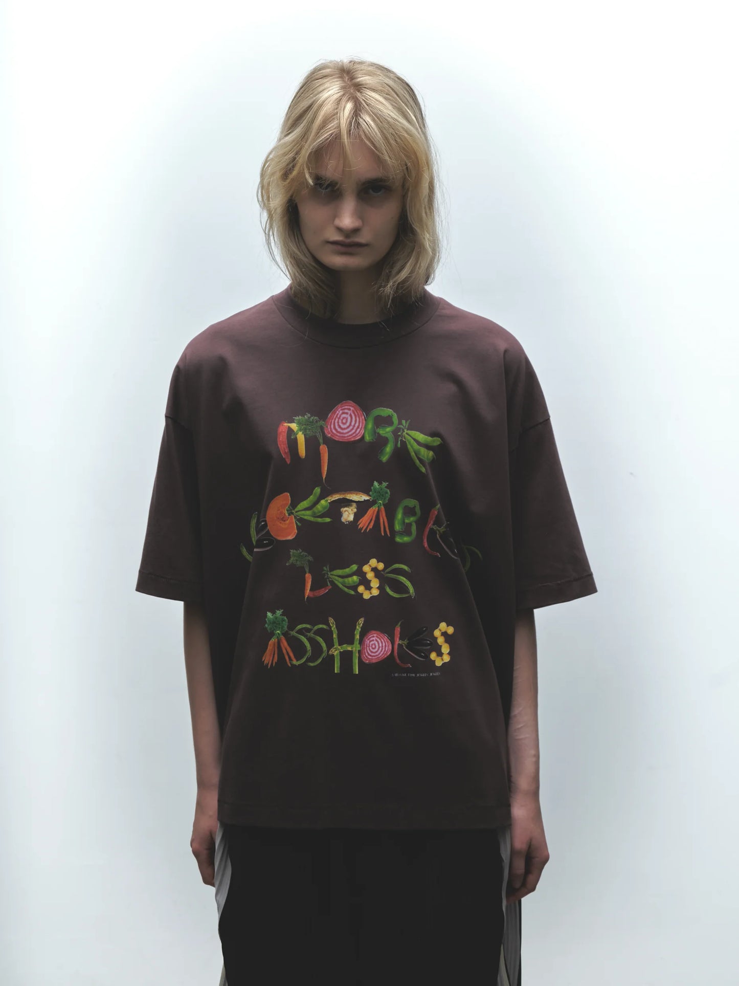 More Vegetables Tee (Brown)