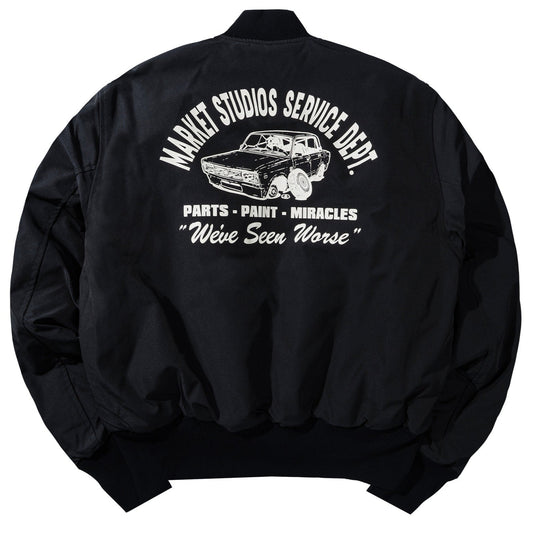 Handyman Reversible Bomber Jacket (Pirate Black/Wood Camo)