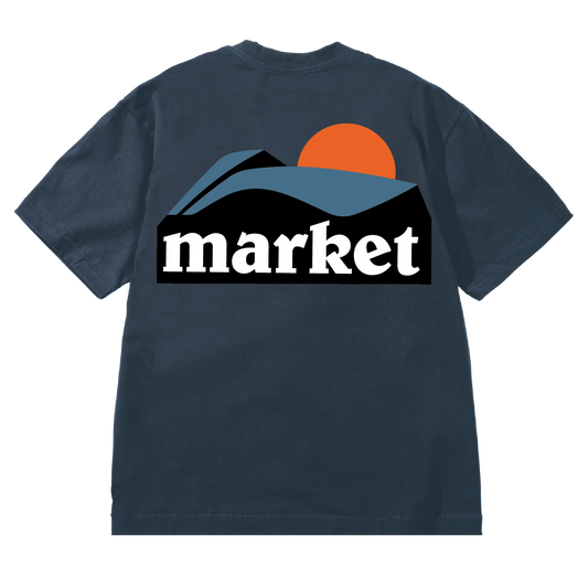 On The Horizon Tee (Dusty Blue)