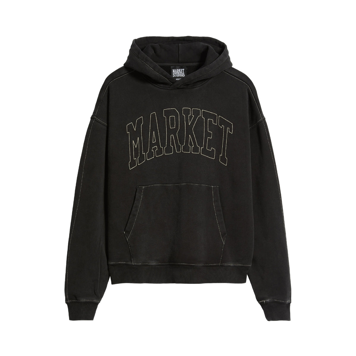 Big Stitch Hoodie (Black)