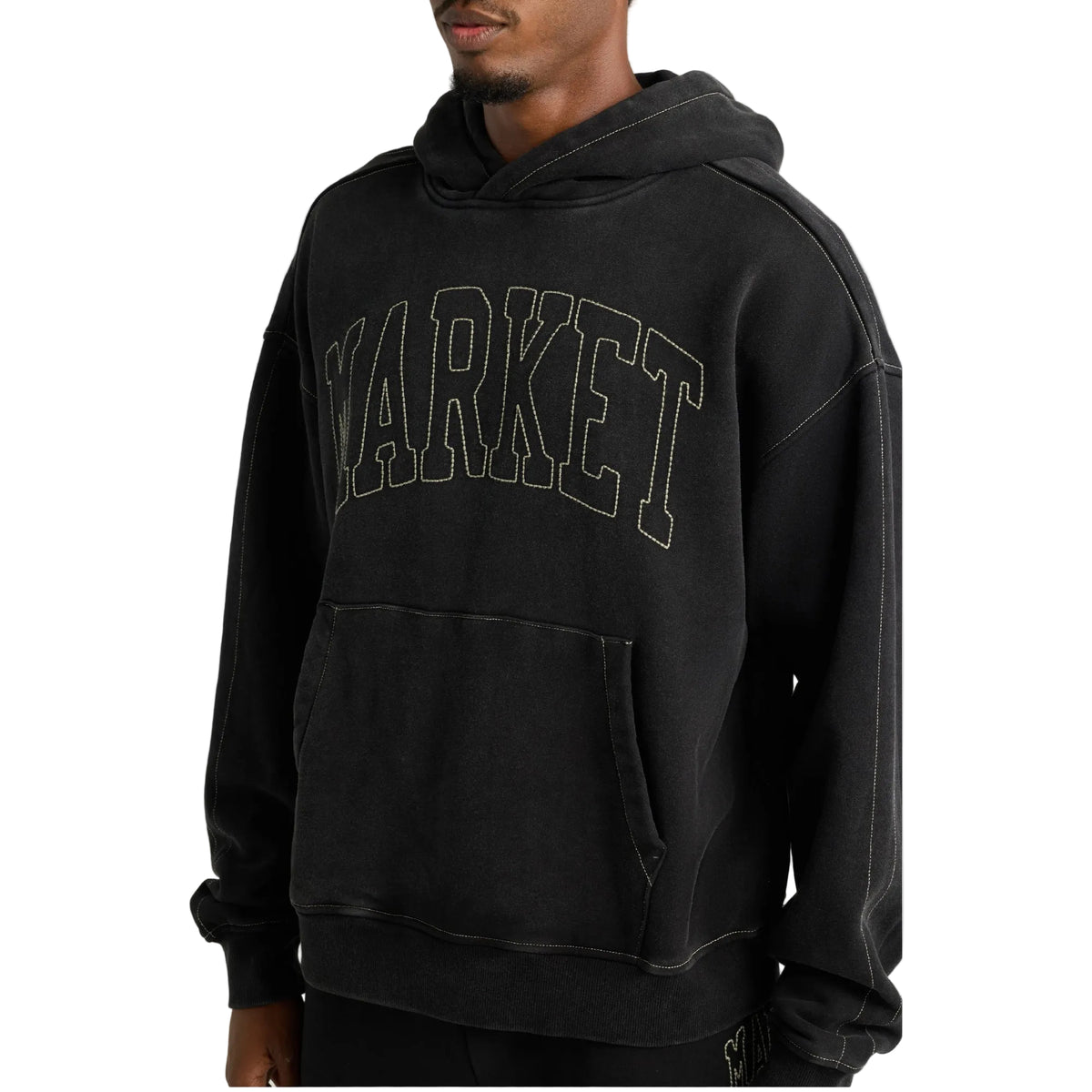 Big Stitch Hoodie (Black)