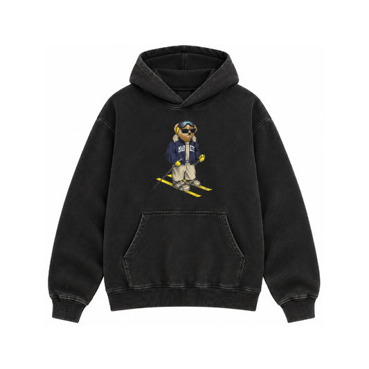 Bear Hitting The Slopes (Black)