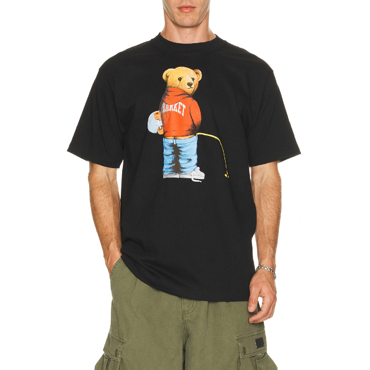 Trouble Making Bear Tee (Black)
