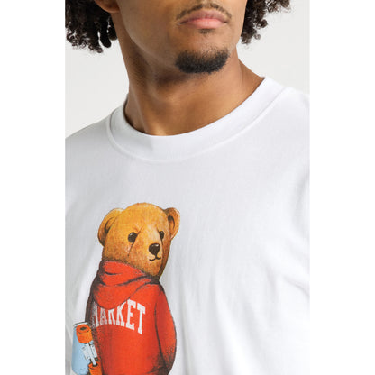Trouble Making Bear Tee (White)