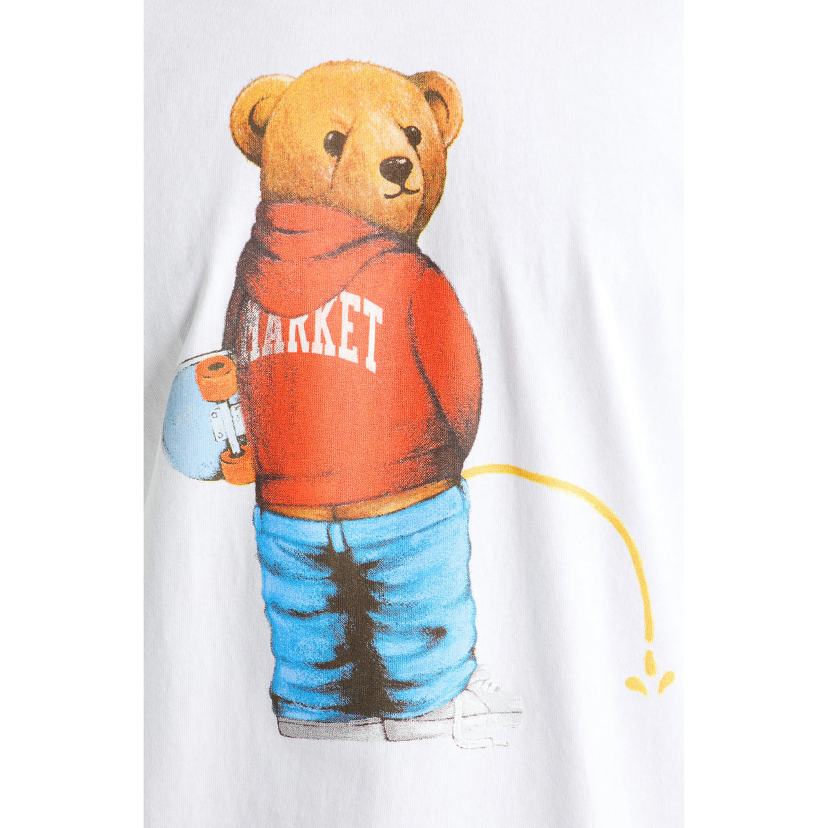 Trouble Making Bear Tee (White)
