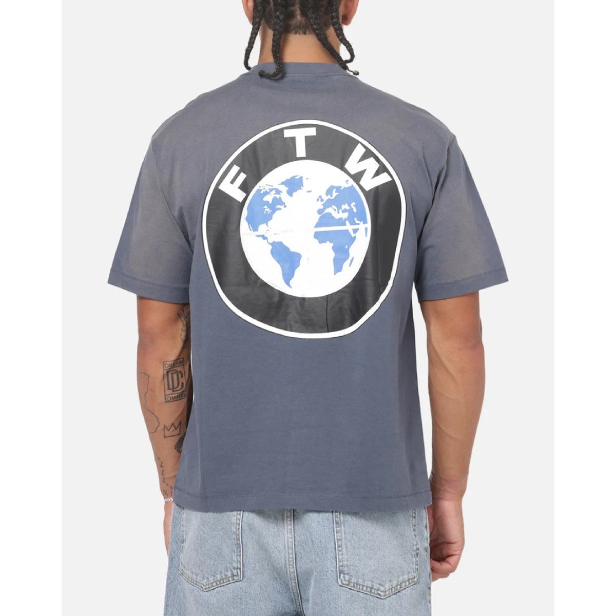 F The World Tee (Indigo Blue)