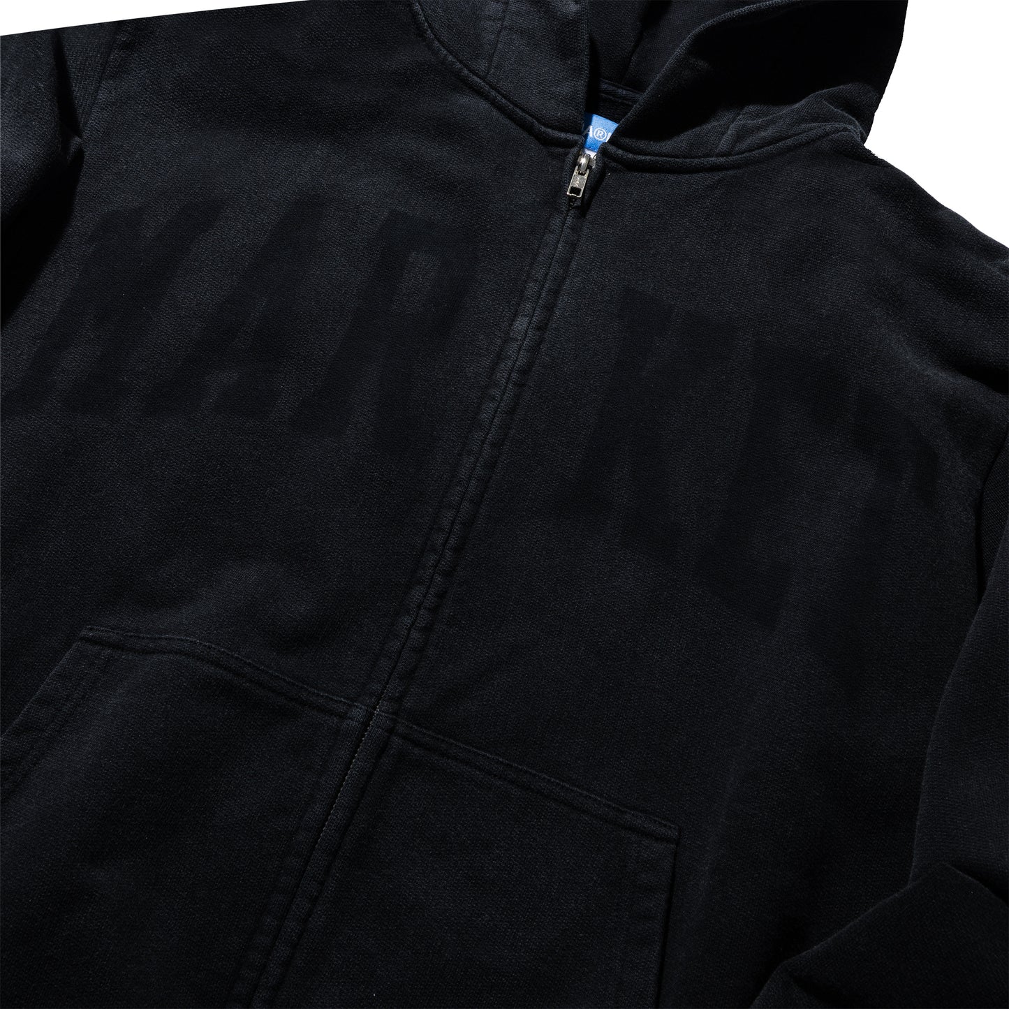 Shadow Arc Full Zip Hoodie (Washed Black)