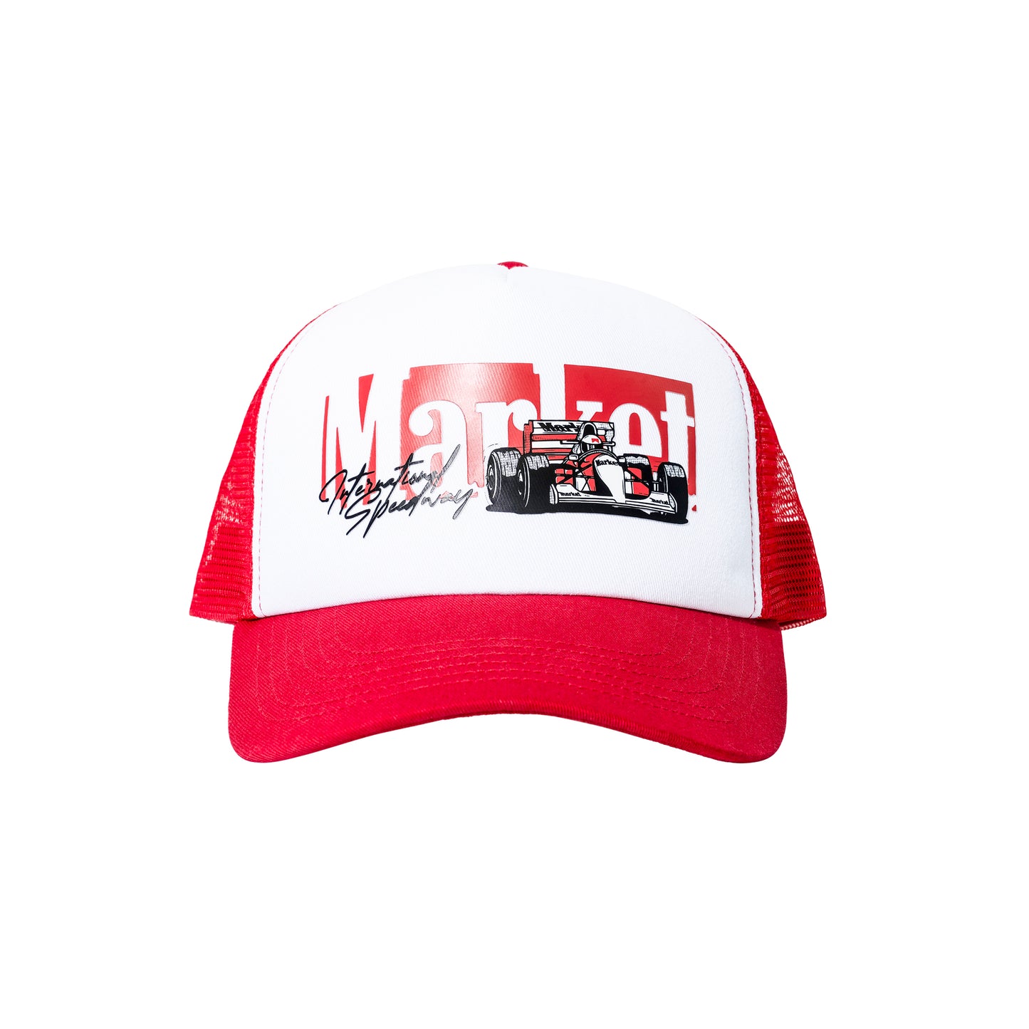 Formula Trucker Hat (Red/White)