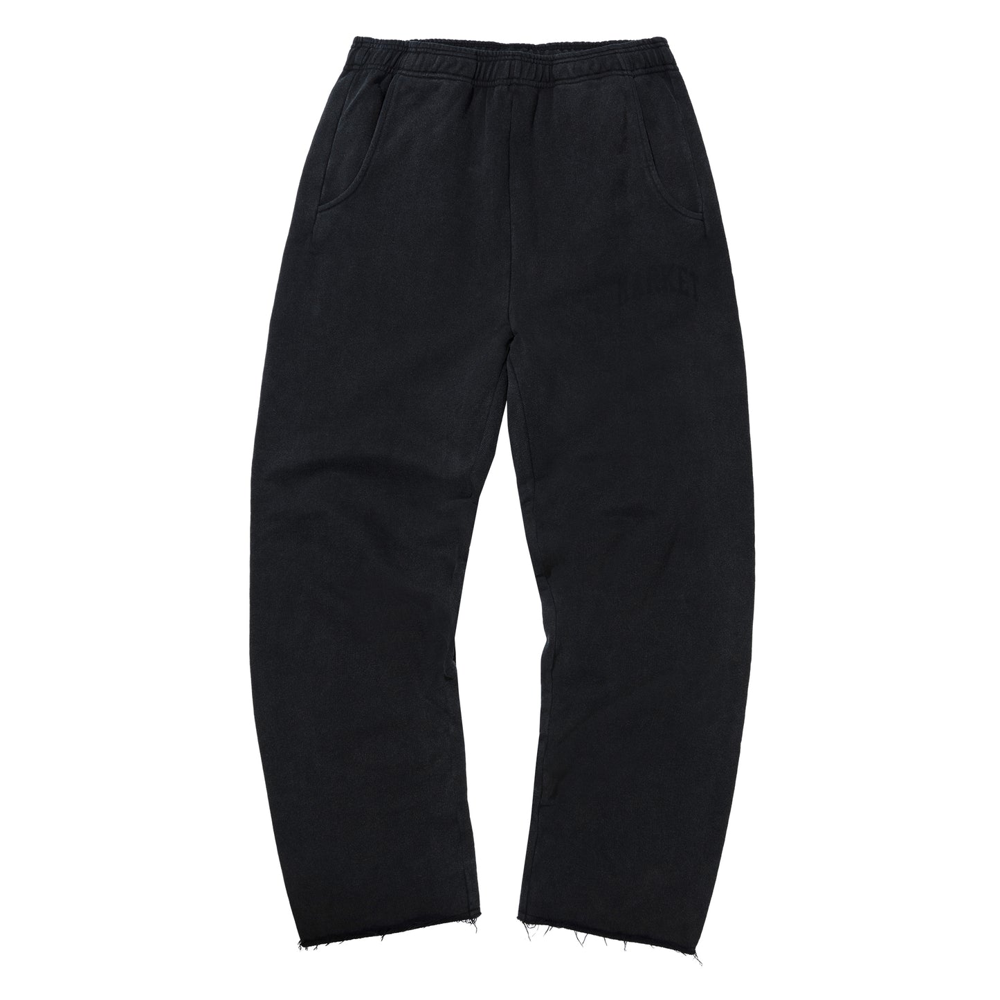 Shadow Arc Open Leg Sweatpants (Washed Black)
