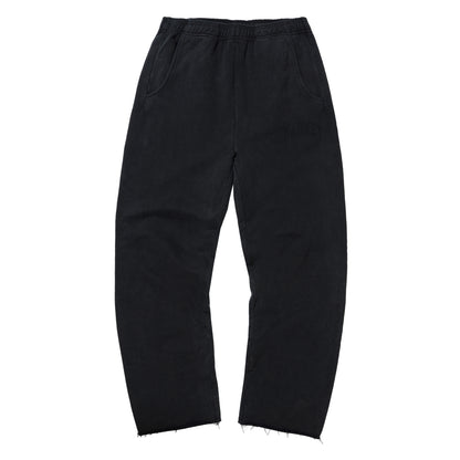 Shadow Arc Open Leg Sweatpants (Washed Black)