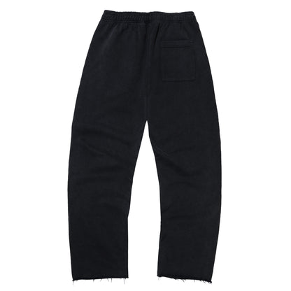 Shadow Arc Open Leg Sweatpants (Washed Black)