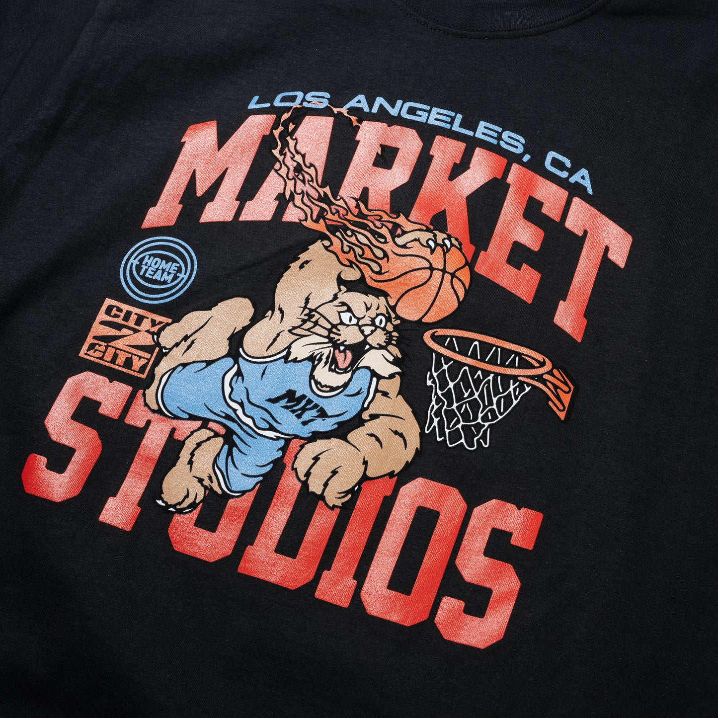 Ballin Bobcat Tee (Washed Black)