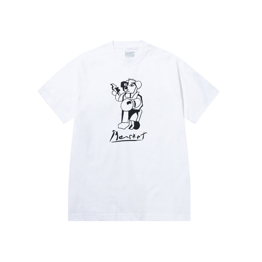 Cubism Bear Tee (White)