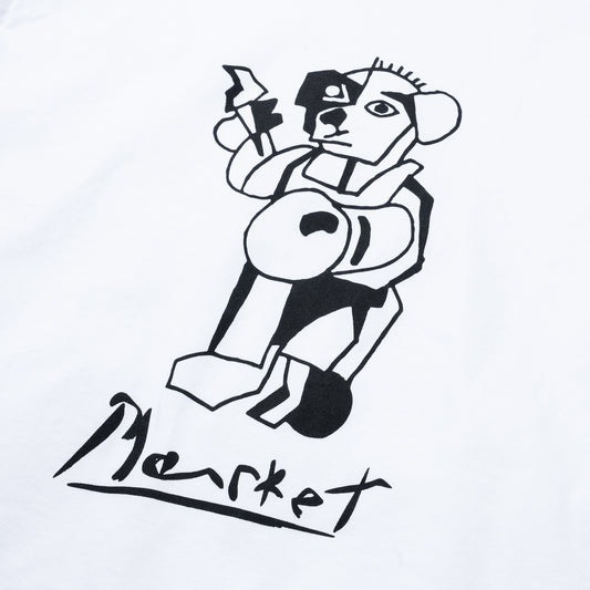 Cubism Bear Tee (White)