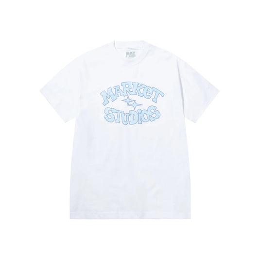 Smiley Old School Tee (White)