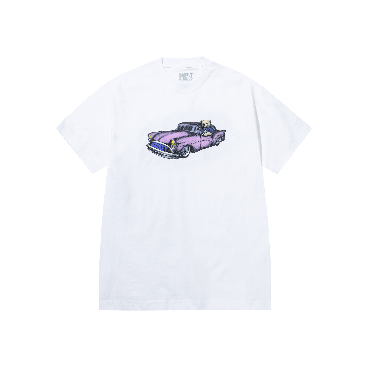 Lowrider Bear Tee (White)