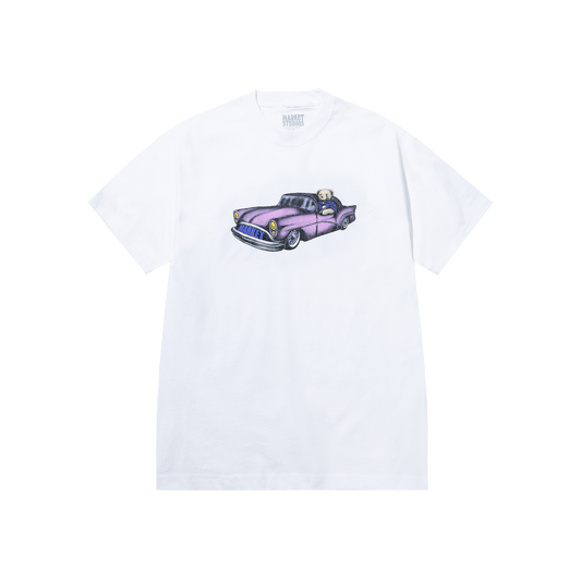 Lowrider Bear Tee (White)