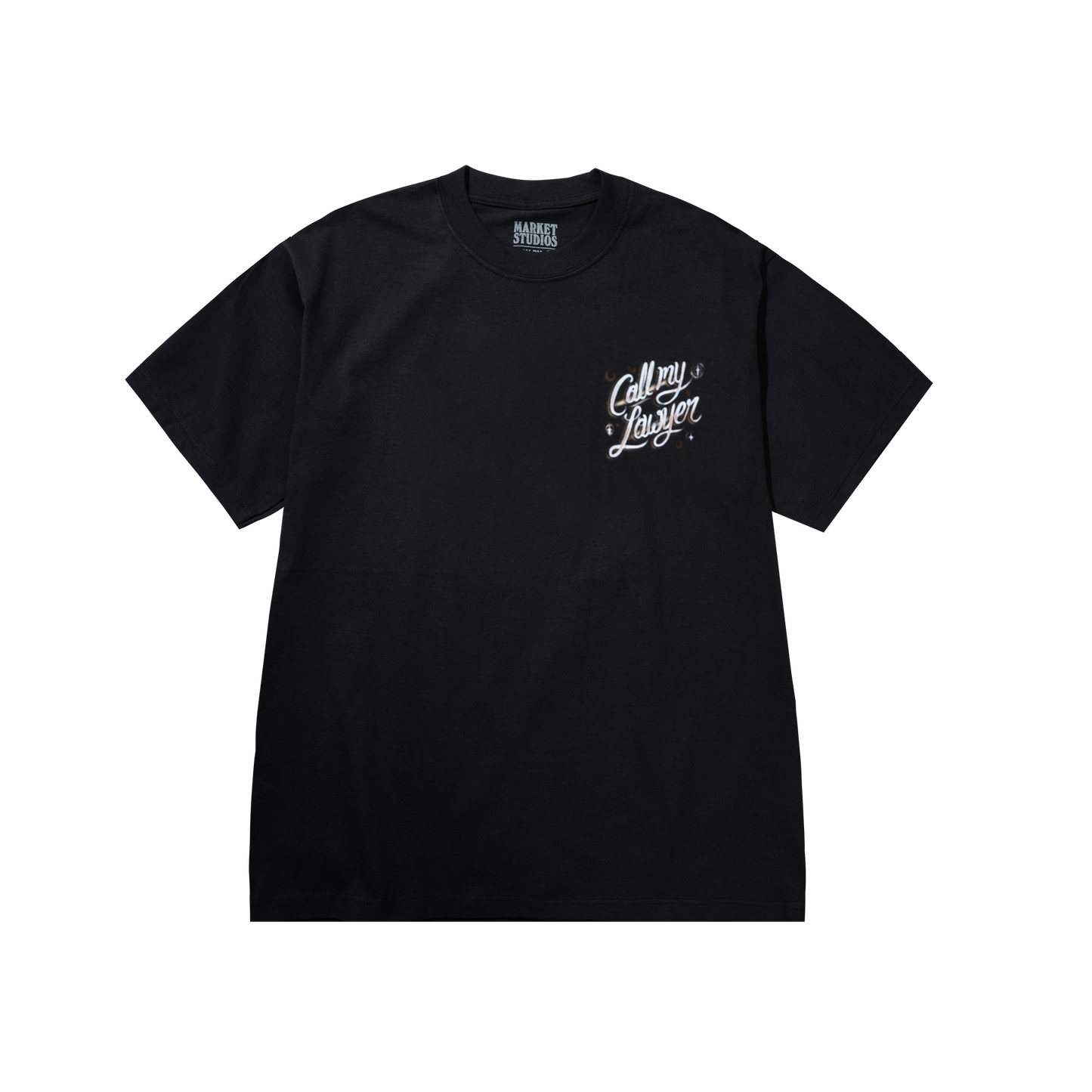 Airbrush Call My Lawyer Tee (Black)