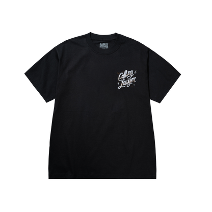 Airbrush Call My Lawyer Tee (Black)