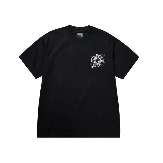 Airbrush Call My Lawyer Tee (Black)