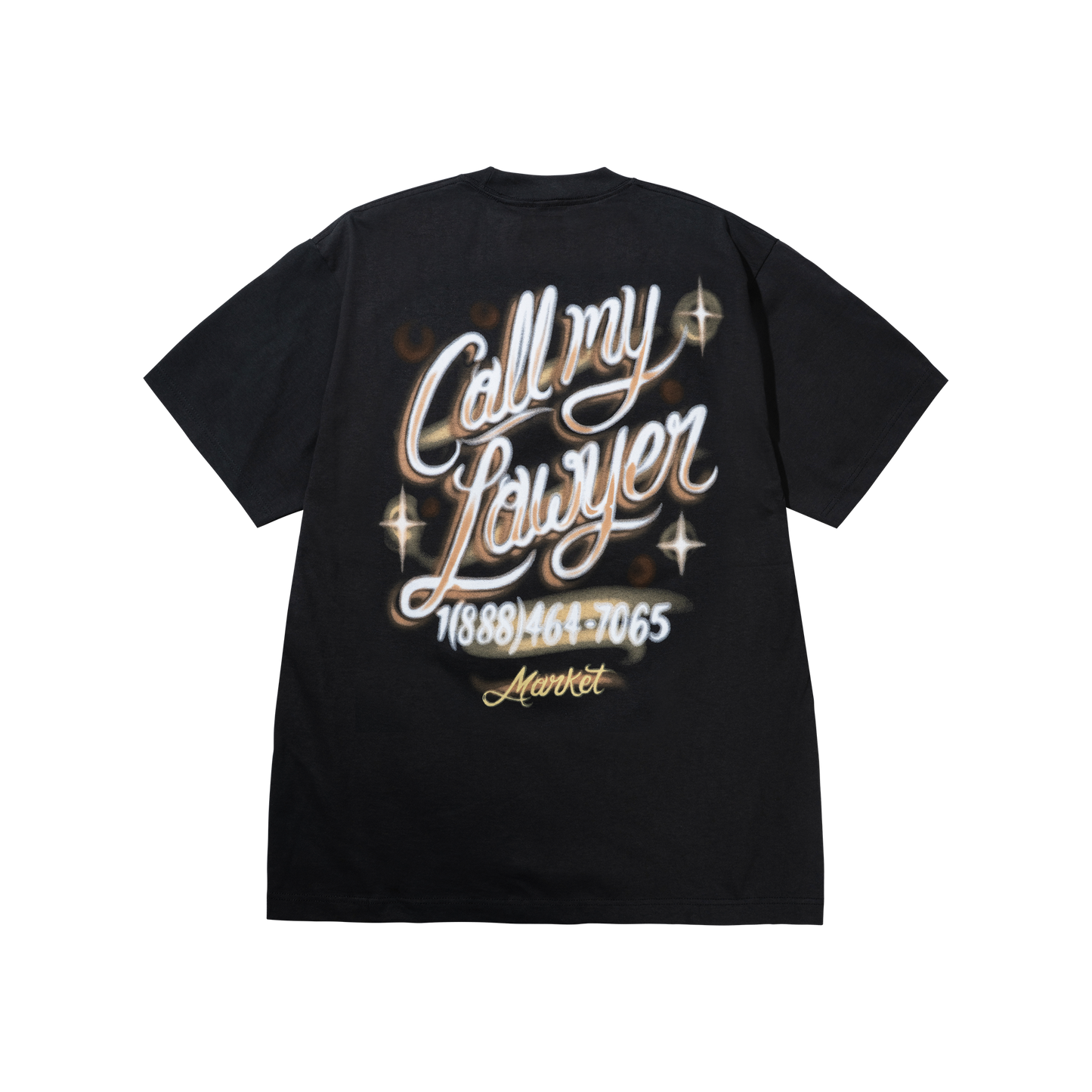 Airbrush Call My Lawyer Tee (Black)