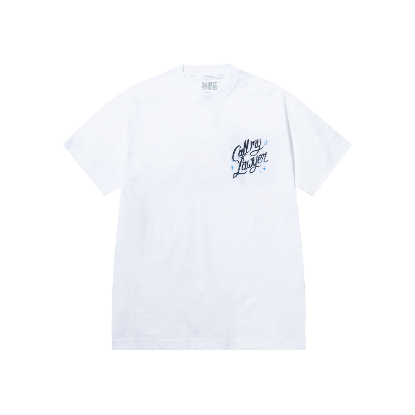 Airbrush Call My Lawyer Tee (White)