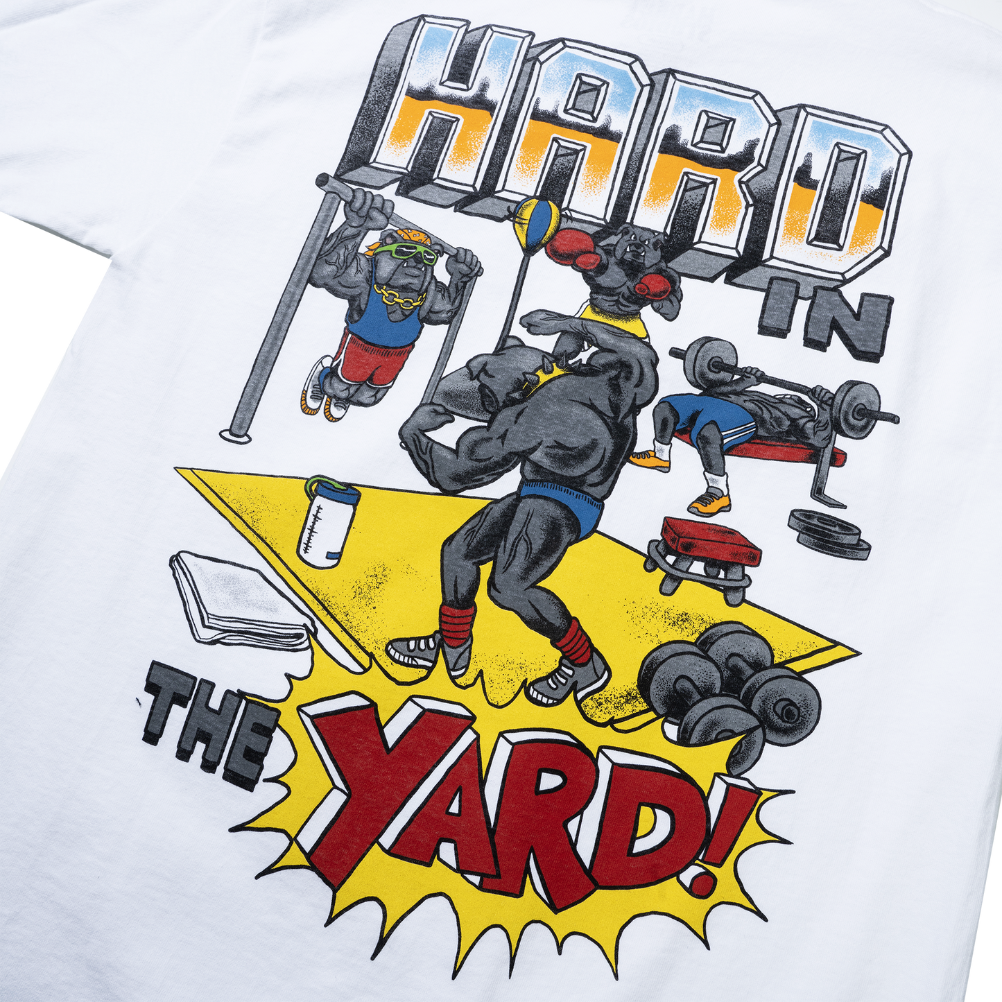 Hard In The Yard Tee (White)
