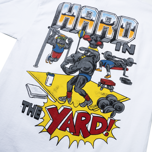 Hard In The Yard Tee (White)