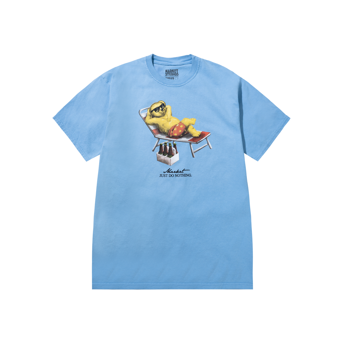 Smiley Pearly A Care Tee (Blue)