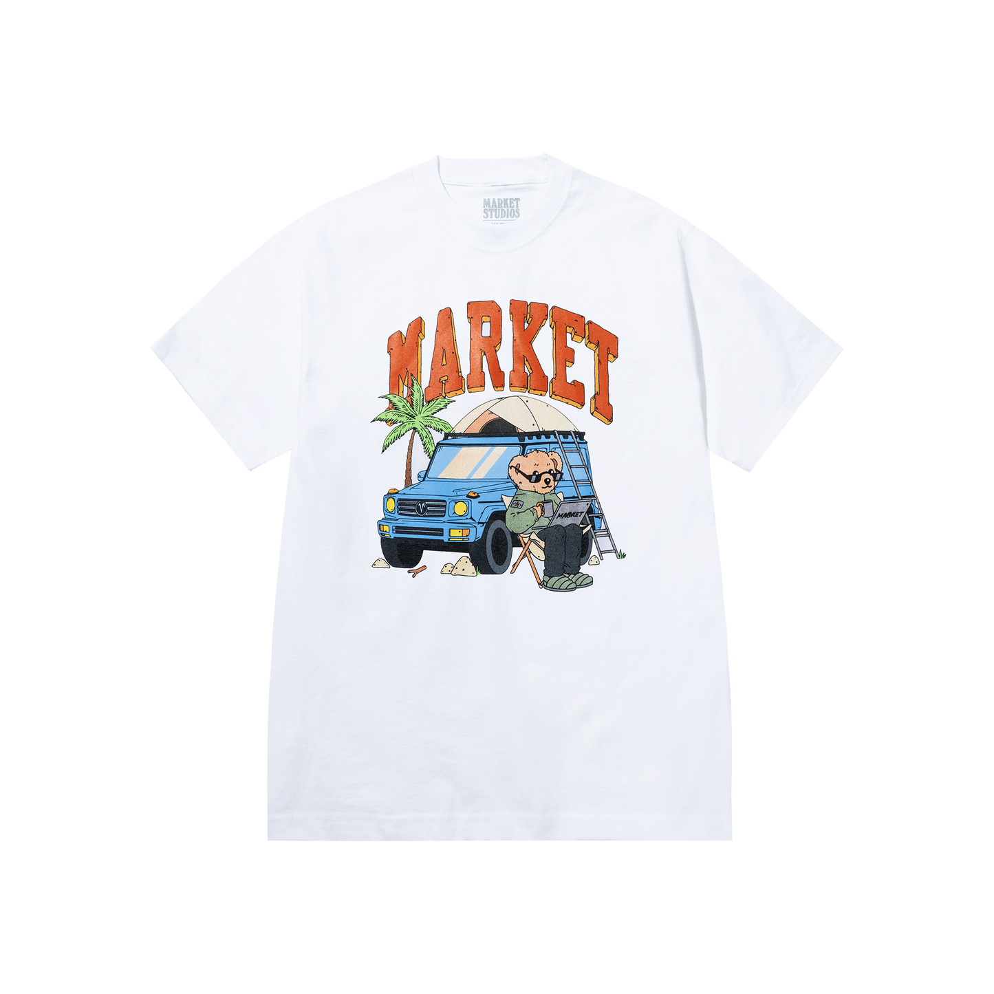 Car Camper Tee (White)
