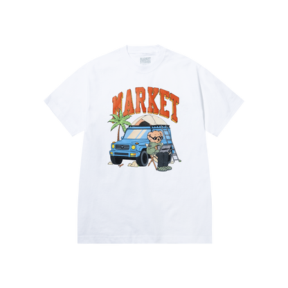 Car Camper Tee (White)