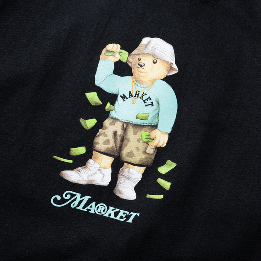 Making It Rain Bear Tee (Jet Black)