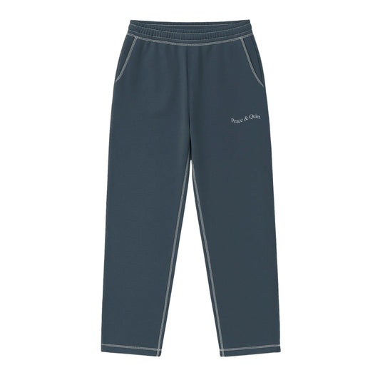 Wordmark Reverse Stitched Sweatpants (Slate)