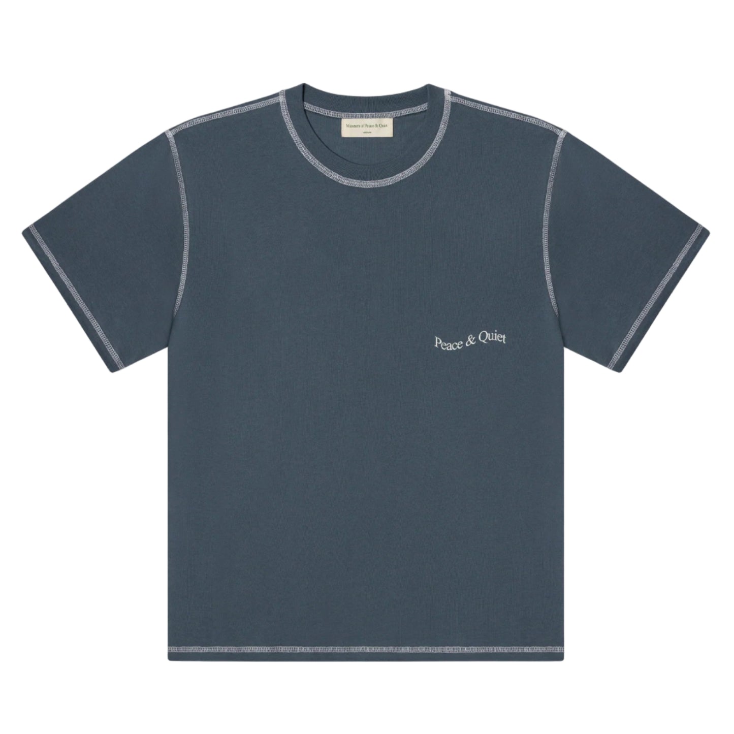Wordmark Reverse Stitched Tee (Slate)