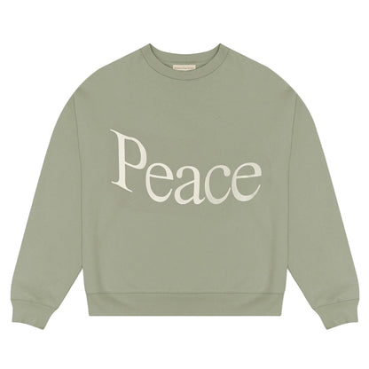 Jumbo Wordmark Crewneck (Sage)