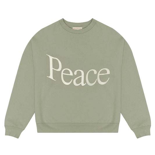 Jumbo Wordmark Crewneck (Sage)