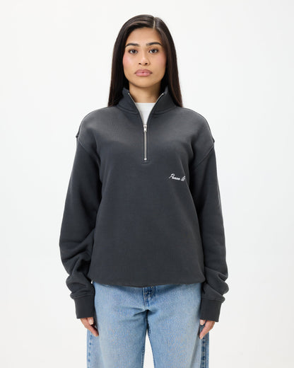 Signature Quarter Zip (Black)
