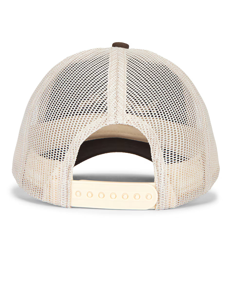 Wordmark Trucker Dad Hat (Brown)