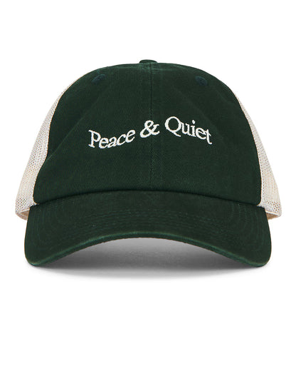 Wordmark Trucker Dad Hat (Forest)