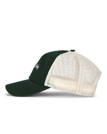 Wordmark Trucker Dad Hat (Forest)
