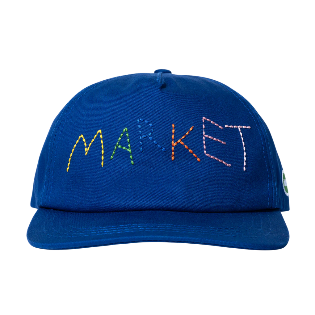 Soft Stitch 5-Panel Hat (Egyptian Blue)
