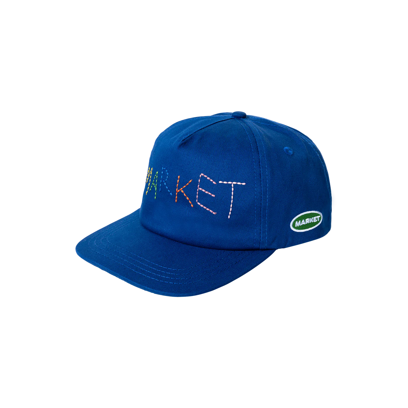 Soft Stitch 5-Panel Hat (Egyptian Blue)