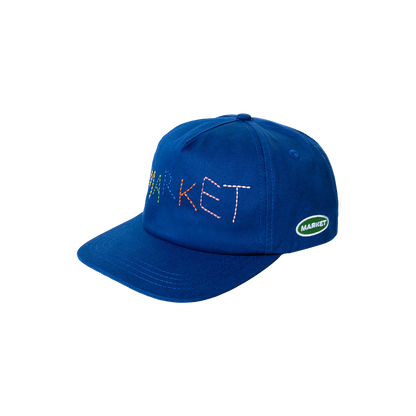 Soft Stitch 5-Panel Hat (Egyptian Blue)