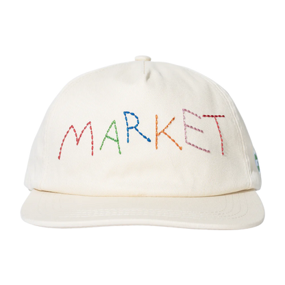 Soft Stitch 5-Panel Hat (Butter Cream)