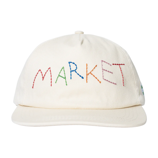 Soft Stitch 5-Panel Hat (Butter Cream)