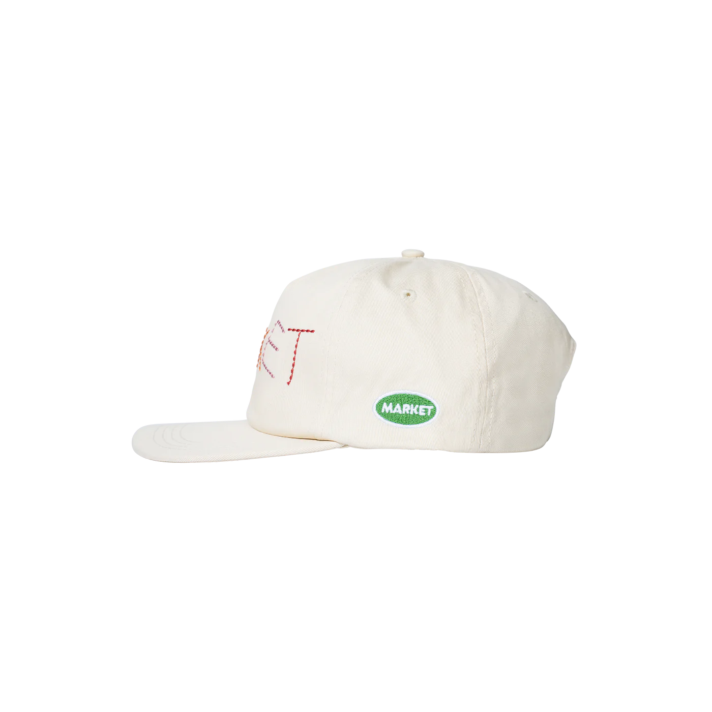 Soft Stitch 5-Panel Hat (Butter Cream)