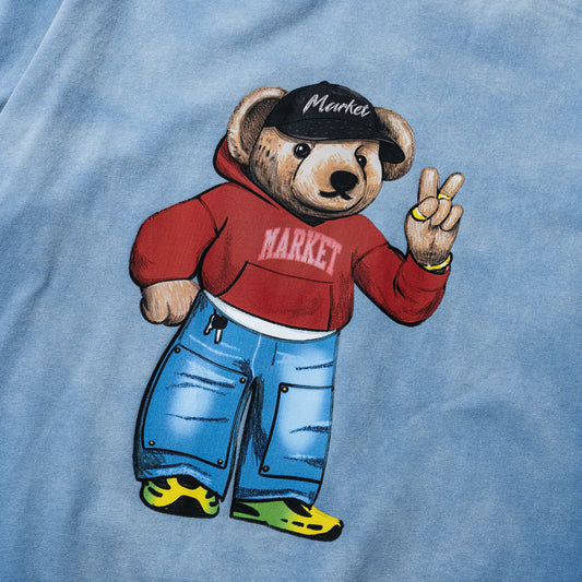 Fit Check Bear Tee (Sky Blue)